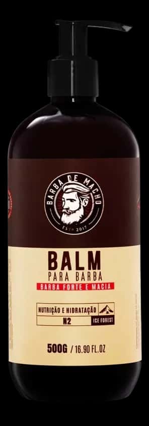 Balm Ice Forest Versão Profissional 500g Barba De Macho | Frete Grátis