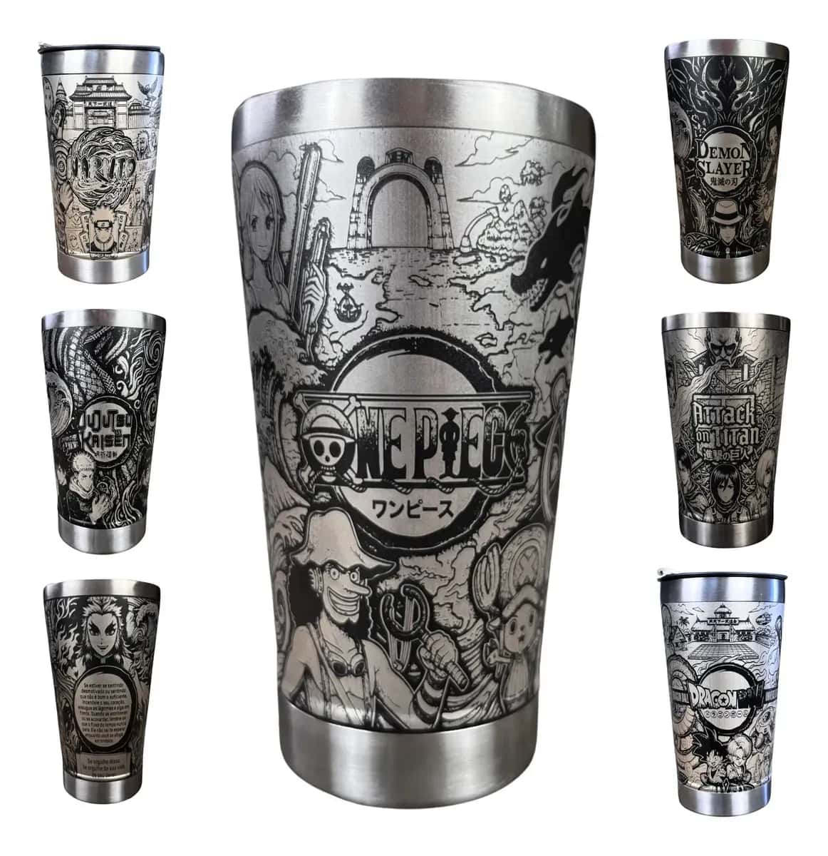 Copo Térmico Personalizado Animes 473ml