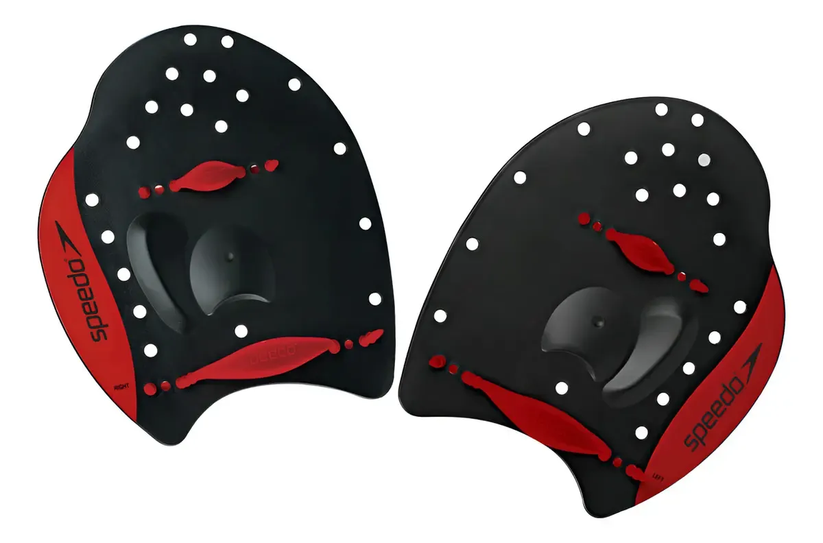 Palmar de Natação para Treino Speedo Vermelho Tamanho G