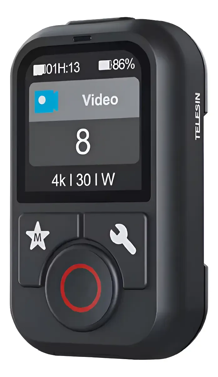 Telesin Controle Remoto T13 para GoPro Hero 13 12 11 10 9 8