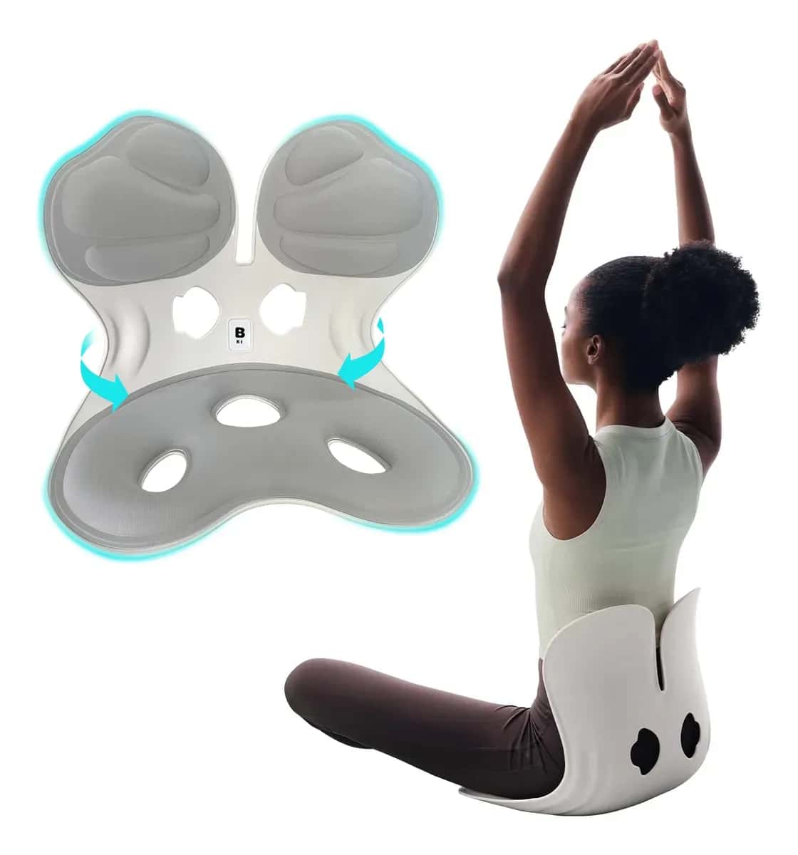 Almofada Ergonômica para Cadeira de Escritório Apoio Lombar