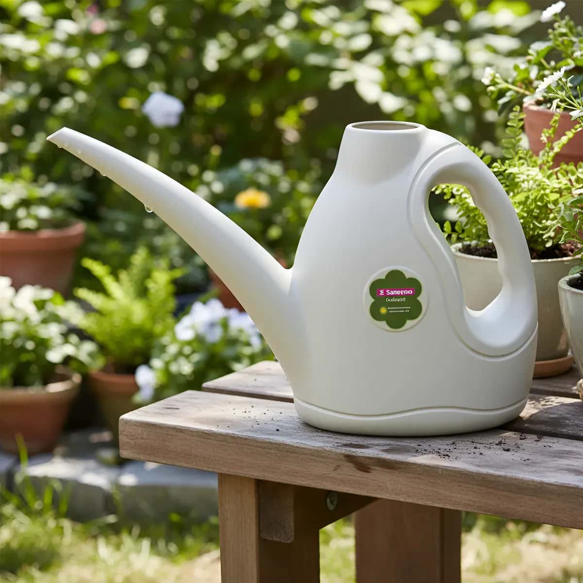 Regador Plástico Sanremo Bico Fino 2 Litros para Plantas e Jardim - Design Funcional e Leve