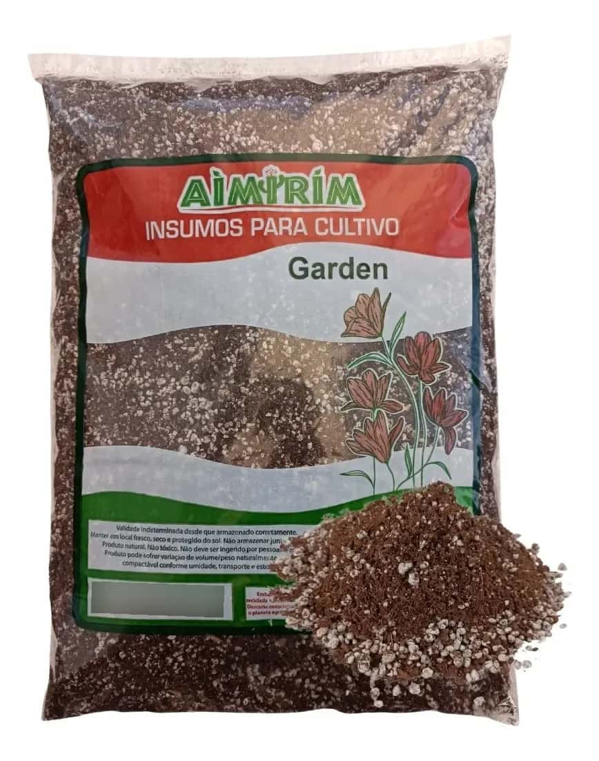 Substrato Inerte 50% Perlita 50% Turfa 10 Litros Grow