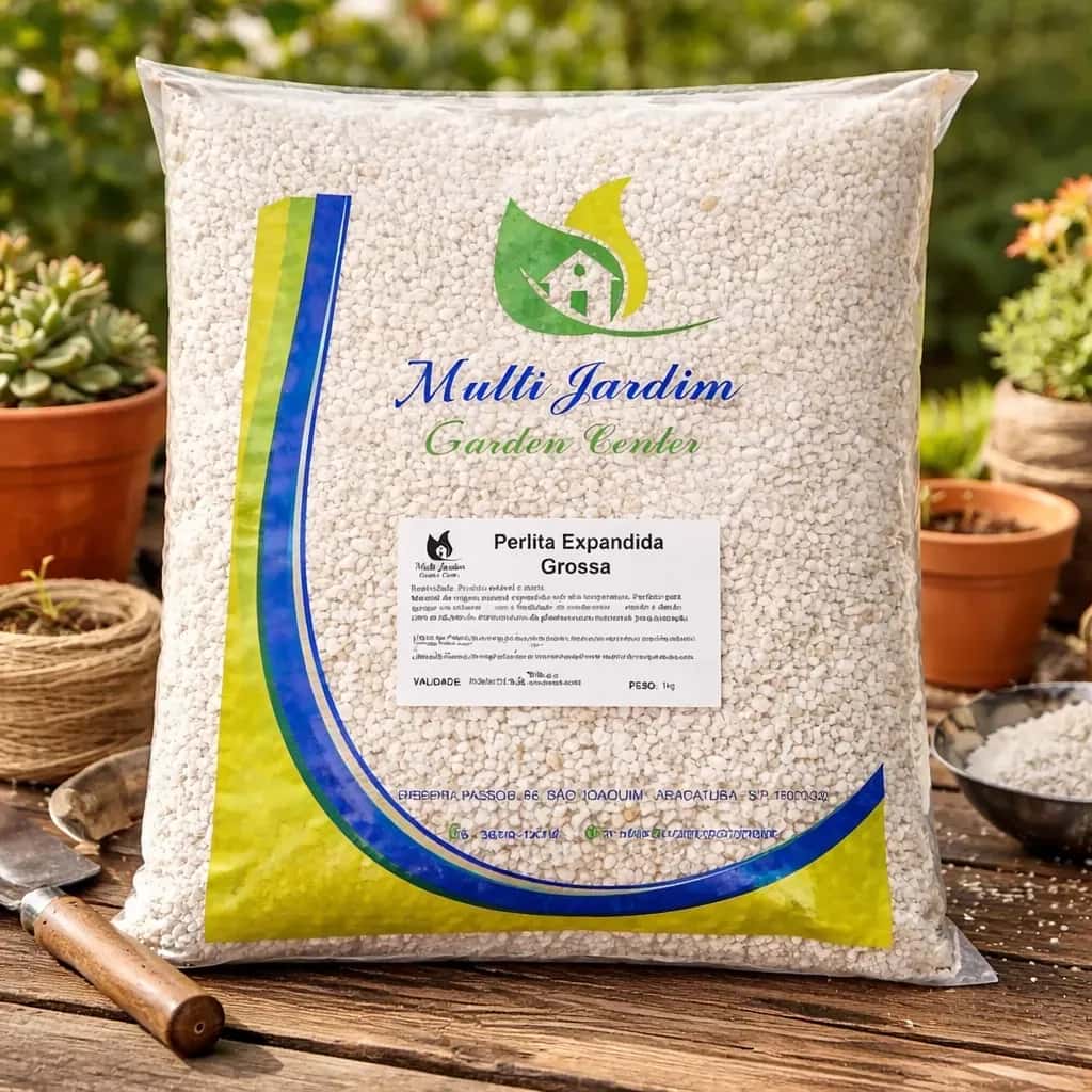 Perlita Expandida Grossa 20 Litros Substrato Orgânico Grow
