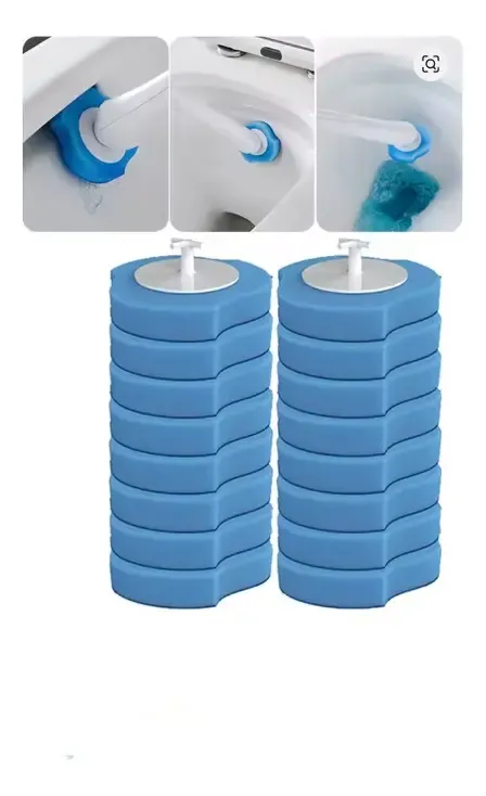 Refil Escova Sanitária Inteligente para Limpeza de Vaso com 16 Peças