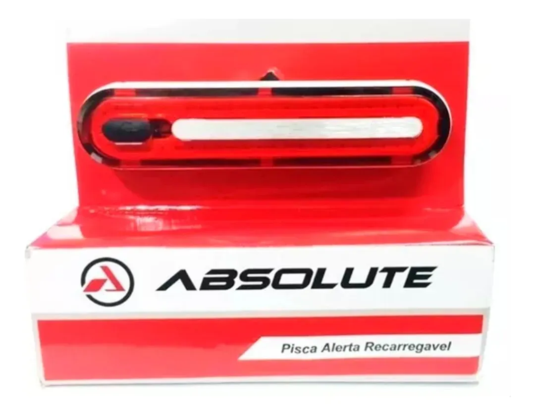 Lanterna LED Traseira Absolute JY-6085T USB 700lm para Bicicleta