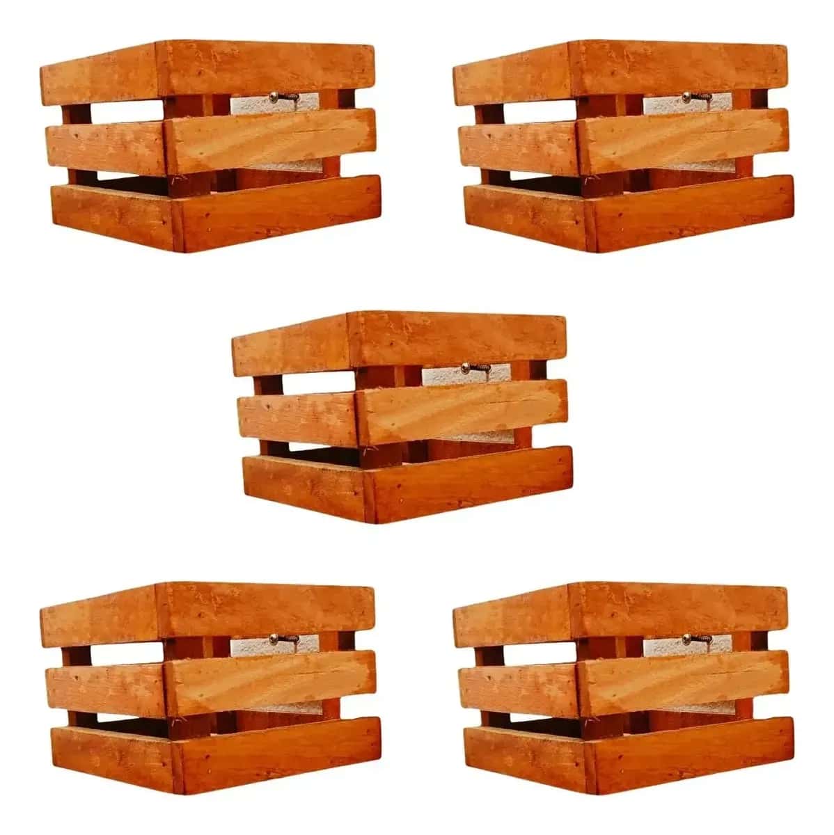 Kit 5 Cachepots 18x20 Jardim Vertical Horta