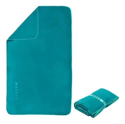Toalha Compacta de Secagem Rápida 80x130cm Cor Verde Decathlon Nabaiji
