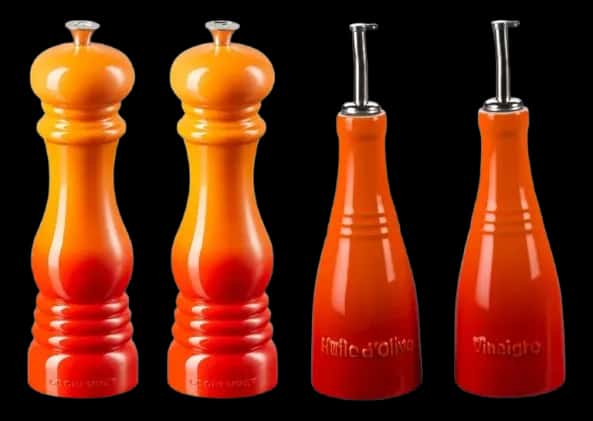 Conjunto Galheteiros E Moedores Le Creuset - Original