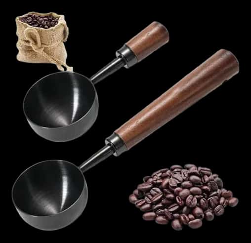 Kit 2 Colheres Medidoras de Café Vintage - Estilo e Precisão