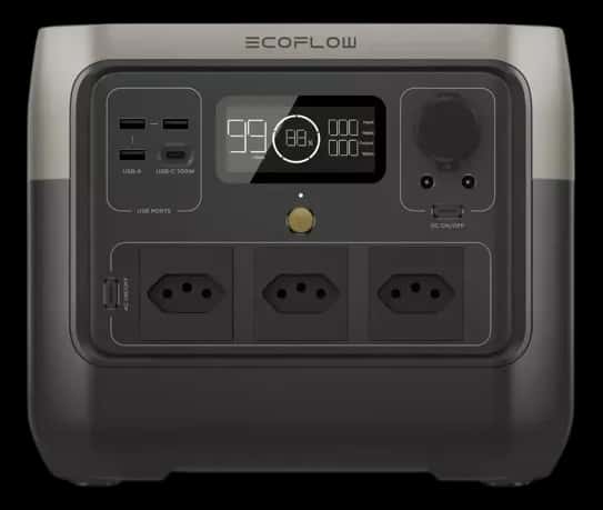 EcoFlow RIVER 2 Pro Estação de Energia Portátil 1600W 768Wh 127V BR