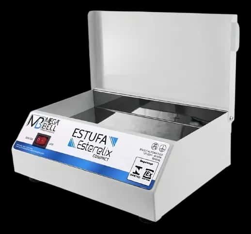 Estufa Manicure Esterilizador de Alicates Pedicure Mega Bell Branco
