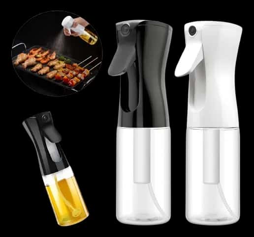 Kit 2 Spray Borrifador Porta Azeite Óleo Vinagre Galheteiro
