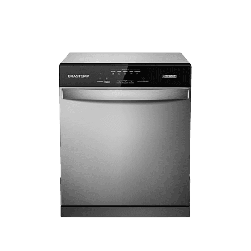 Lava-louças BLF08BS 8 Serviços Cor Prateado Brastemp - A Mais Vendida do Brasil