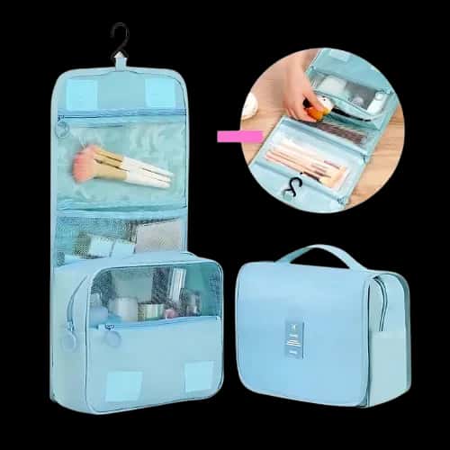 Necessaire Organizadora de Viagem Unissex com Gancho - Praticidade e Estilo