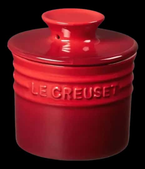 Pote para Manteiga 260 ml Vermelho Le Creuset - Cerâmica Premium