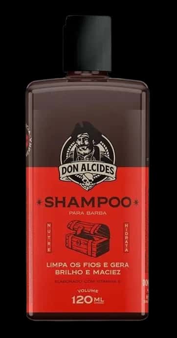 Shampoo Para Barba Don Alcides 120ml - Linha Barba Negra