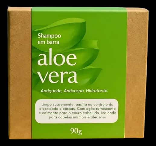 Shampoo Sólido De Aloe Vera Anti-queda Hidratante Natural | Mercado Livre