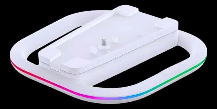 Suporte Vertical RGB Honcam para PS5 - Compatível com Todos os Modelos - Branco