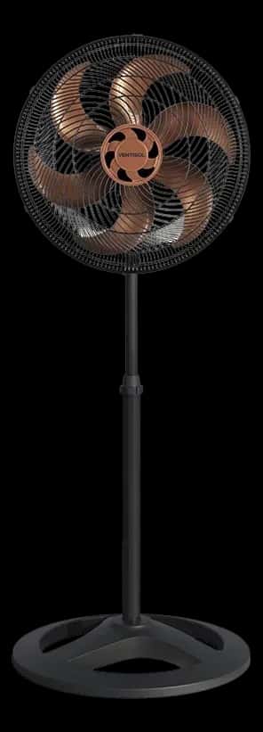 Ventilador de Coluna 40cm Turbo 6 Pás Oscilante Bronze Ventisol